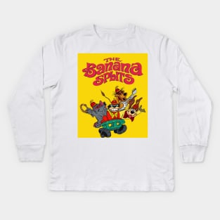 Modern Banana Splits Kids Long Sleeve T-Shirt